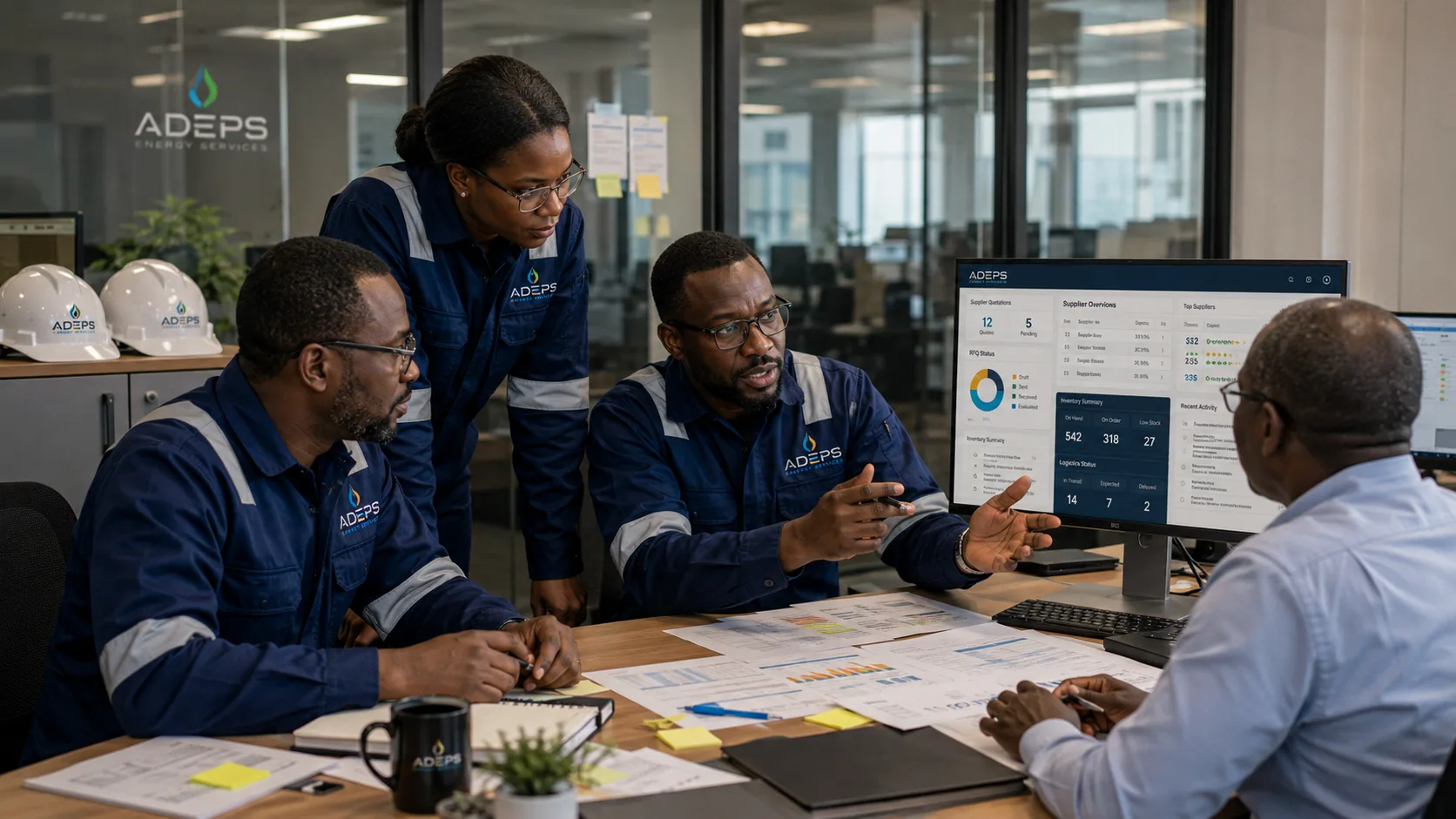 ADEPS operations coordination with live dashboards